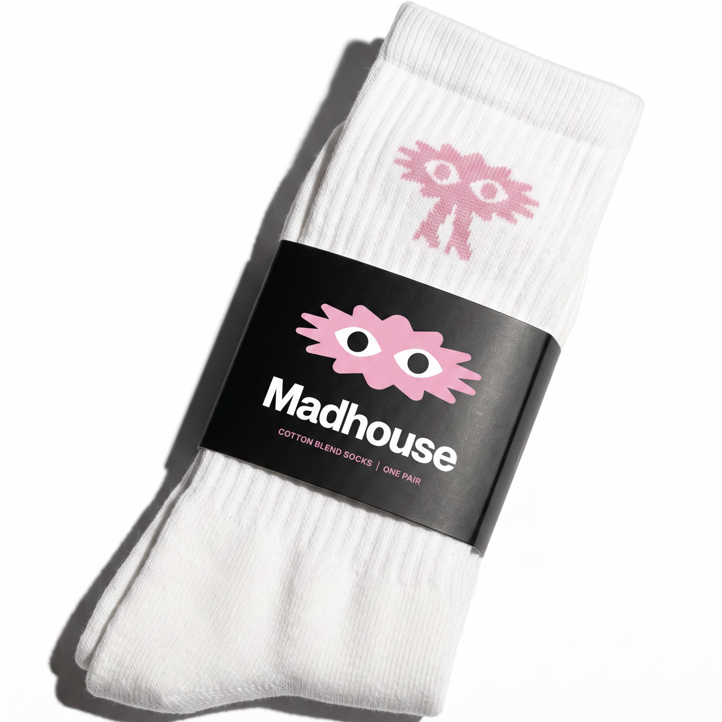 Cotton Knit Ribbed Socks