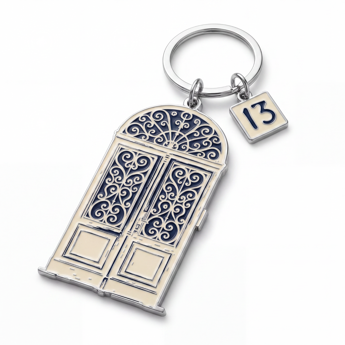 Enamel Charm Keychain