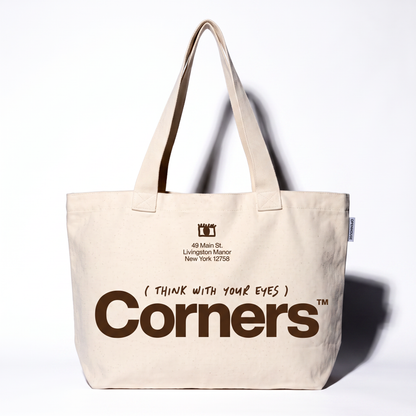 Wide Canvas Tote