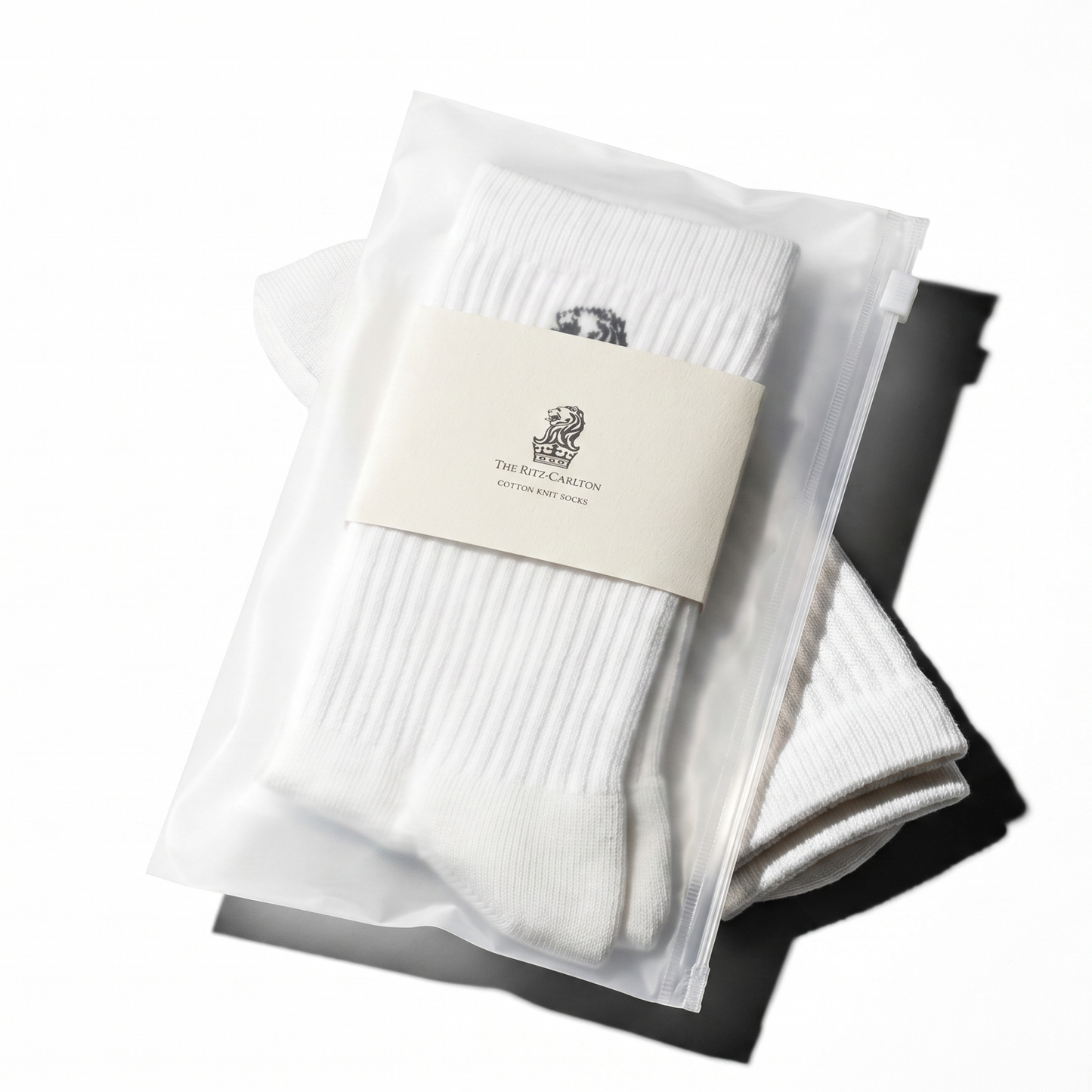 Cotton Knit Ribbed Socks