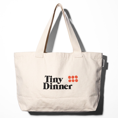 Wide Canvas Tote