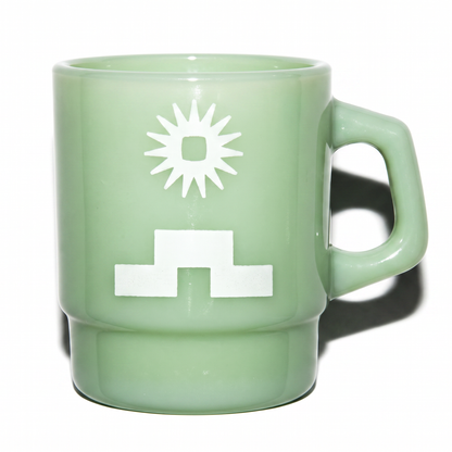 Milk Glass Mug