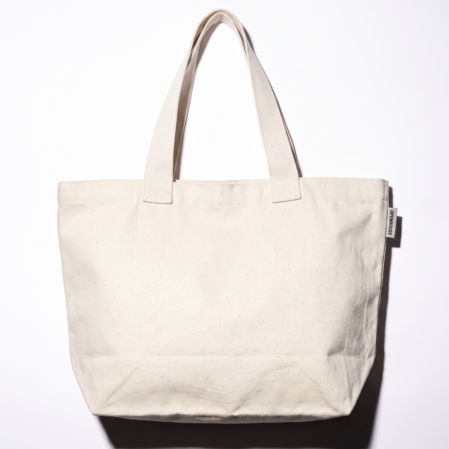 Wide Canvas Tote