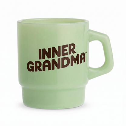 Milk Glass Mug