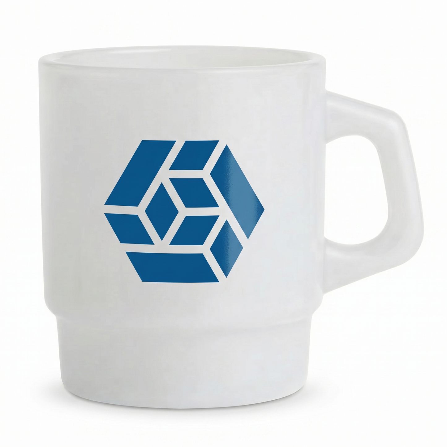 Milk Glass Mug