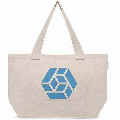 Wide Canvas Tote