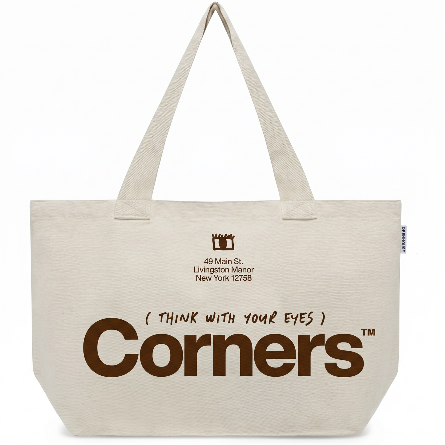 Wide Canvas Tote