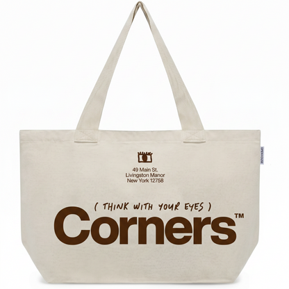 Wide Canvas Tote
