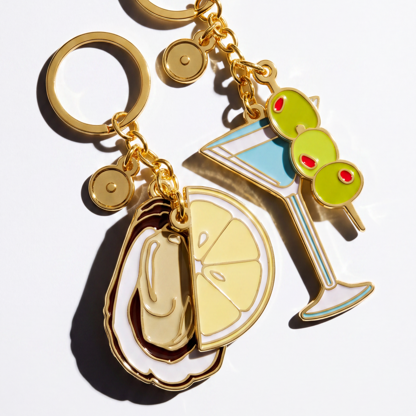 Enamel Charm Keychain