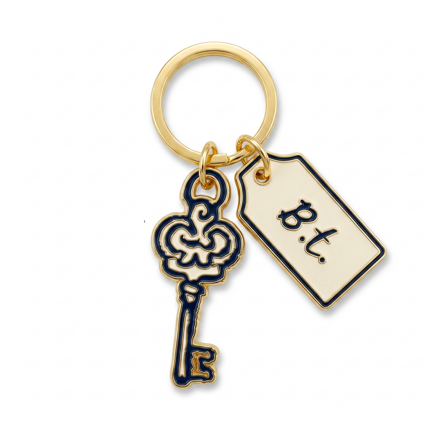 Enamel Charm Keychain