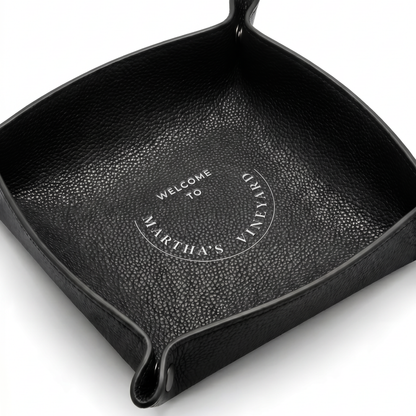 Leather Valet Tray