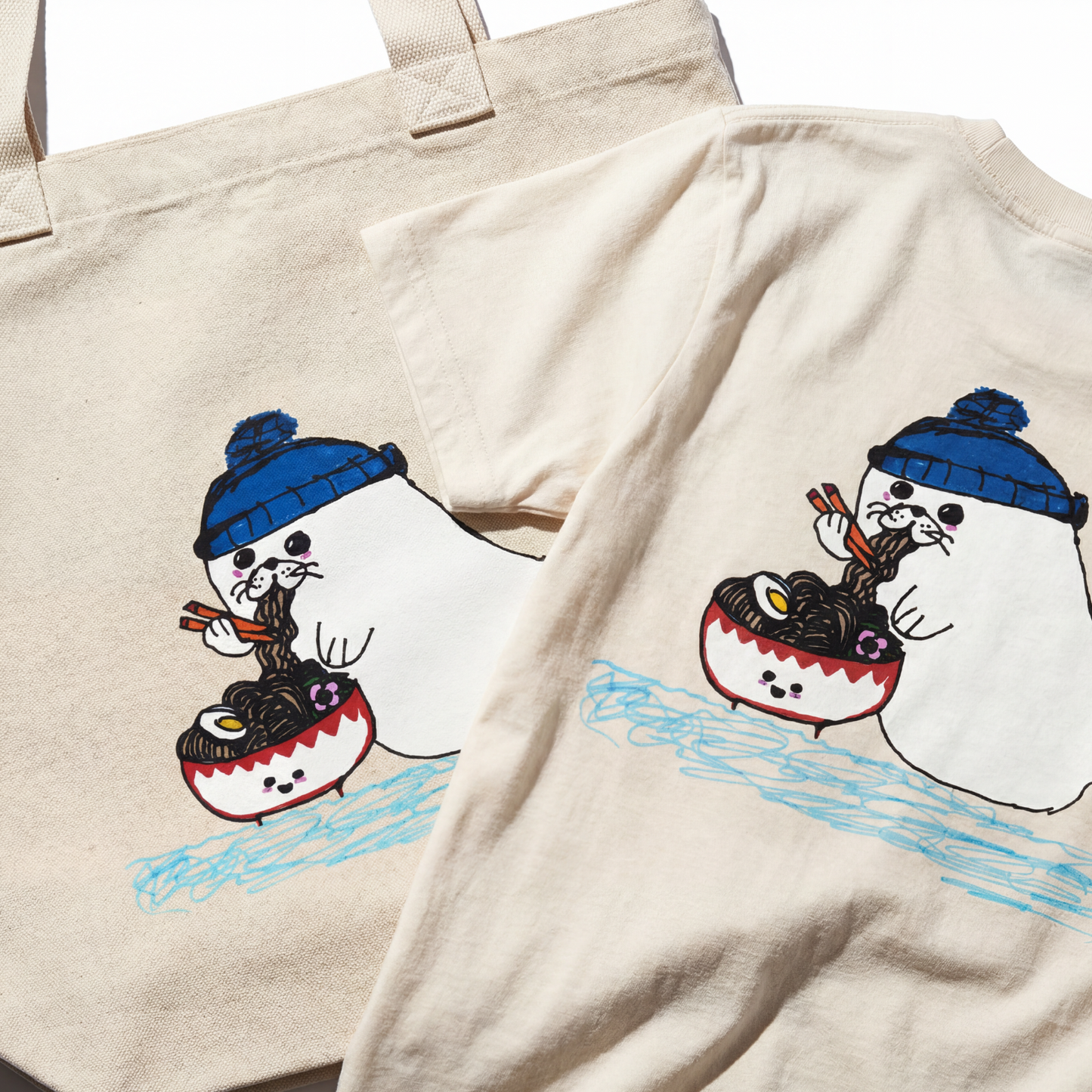 Wide Canvas Tote