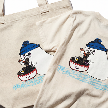 Wide Canvas Tote