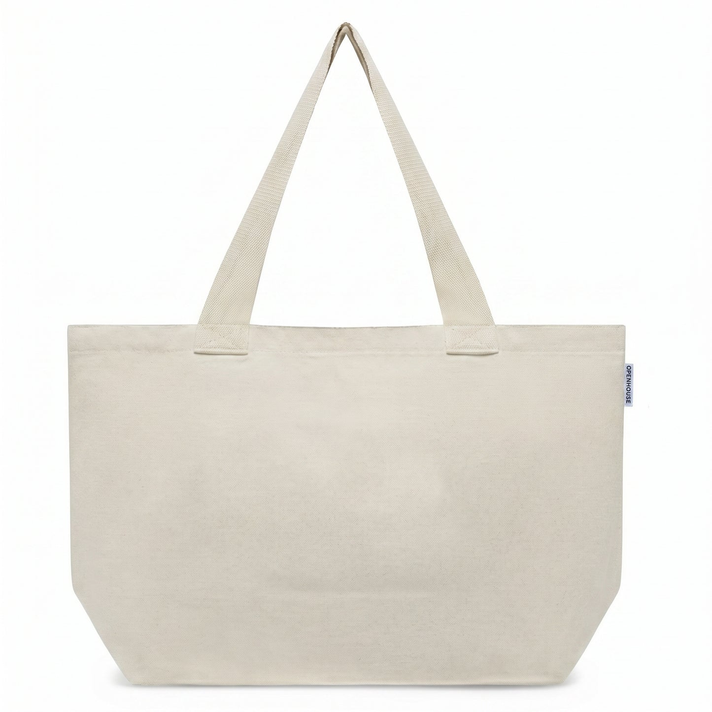 Wide Canvas Tote