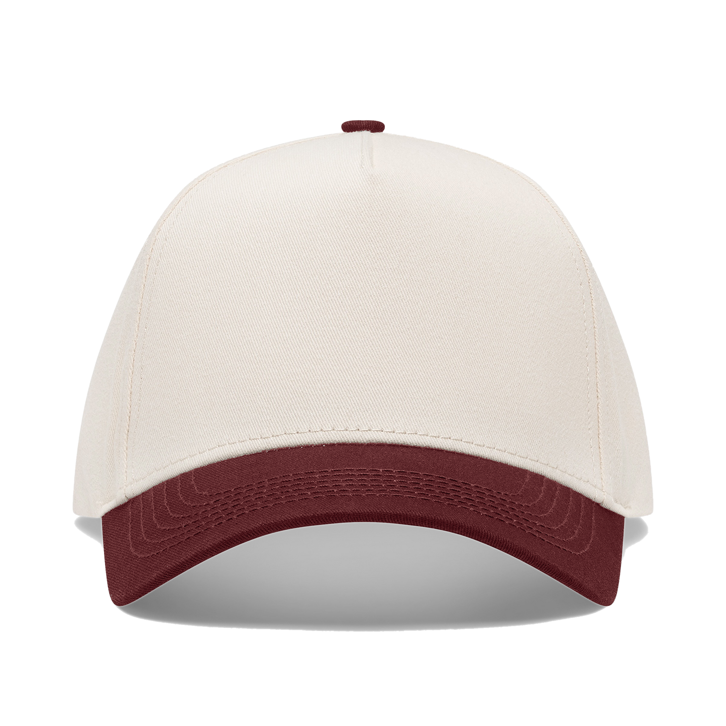 Cream / Burgundy