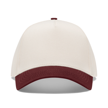 Cream / Burgundy